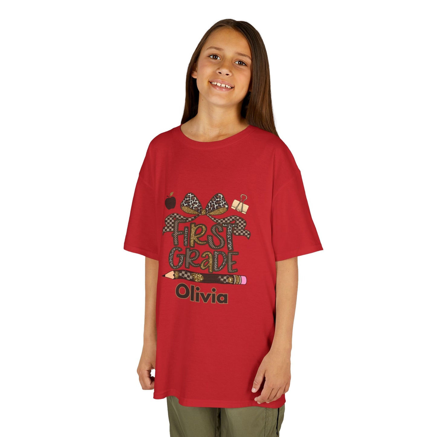 Personalized First Grade Kids Tee | Fun Back to School Apparel