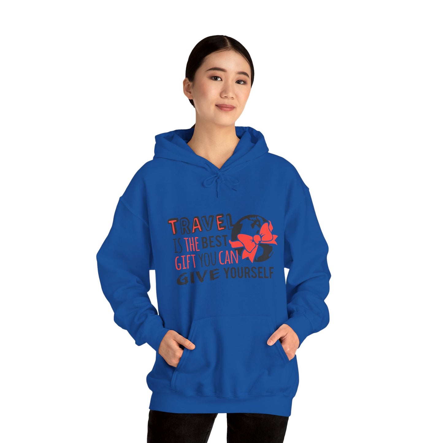 Travel Is the Best Gift You Can Give Yourself Hoodie – Cozy Travel Lover Pullover