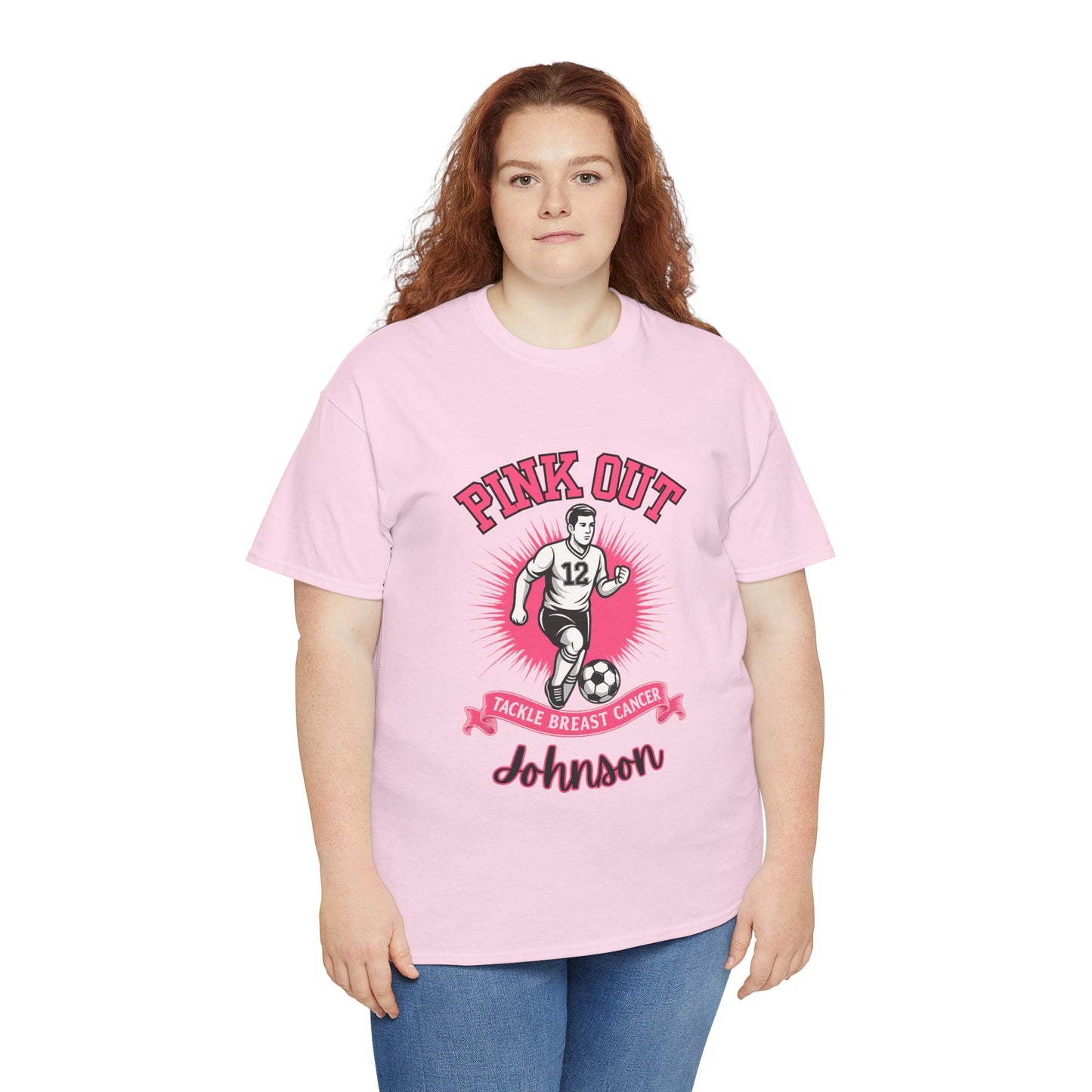Personalized Pink Out Soccer Shirt | Breast Cancer Awareness Tee