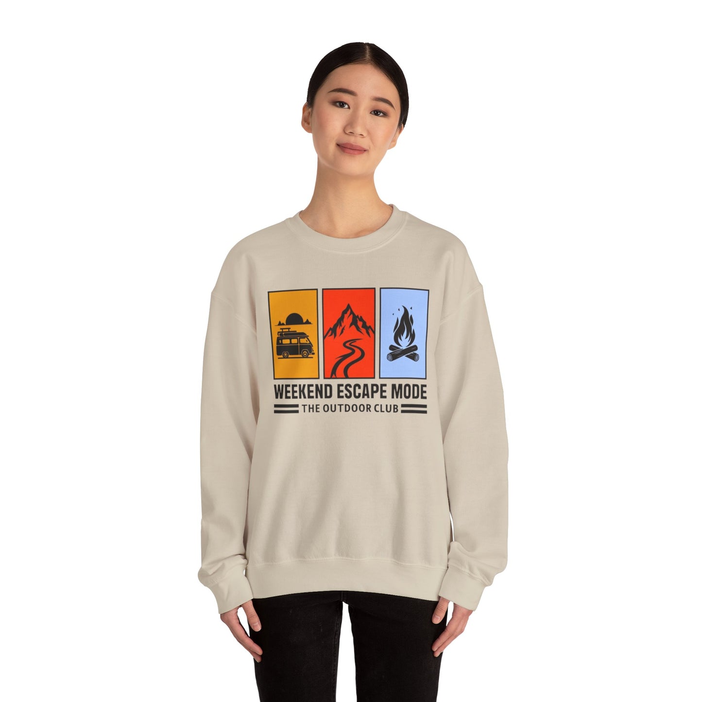 Bold Weekend Escape Crewneck