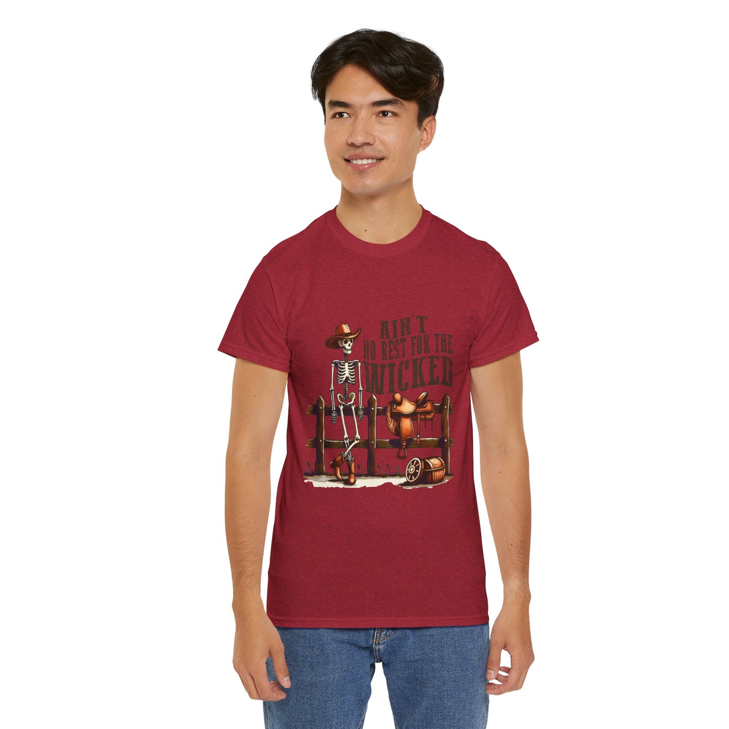 Ain't No Rest for the Wicked Tee | Unisex Graphic Cotton Shirt for Music Lovers