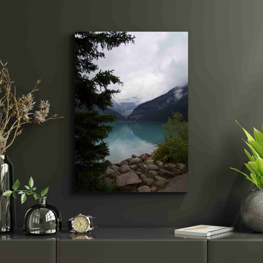Serenity at Lake Louise: A Glimpse of Banff's Beauty Canvas Art