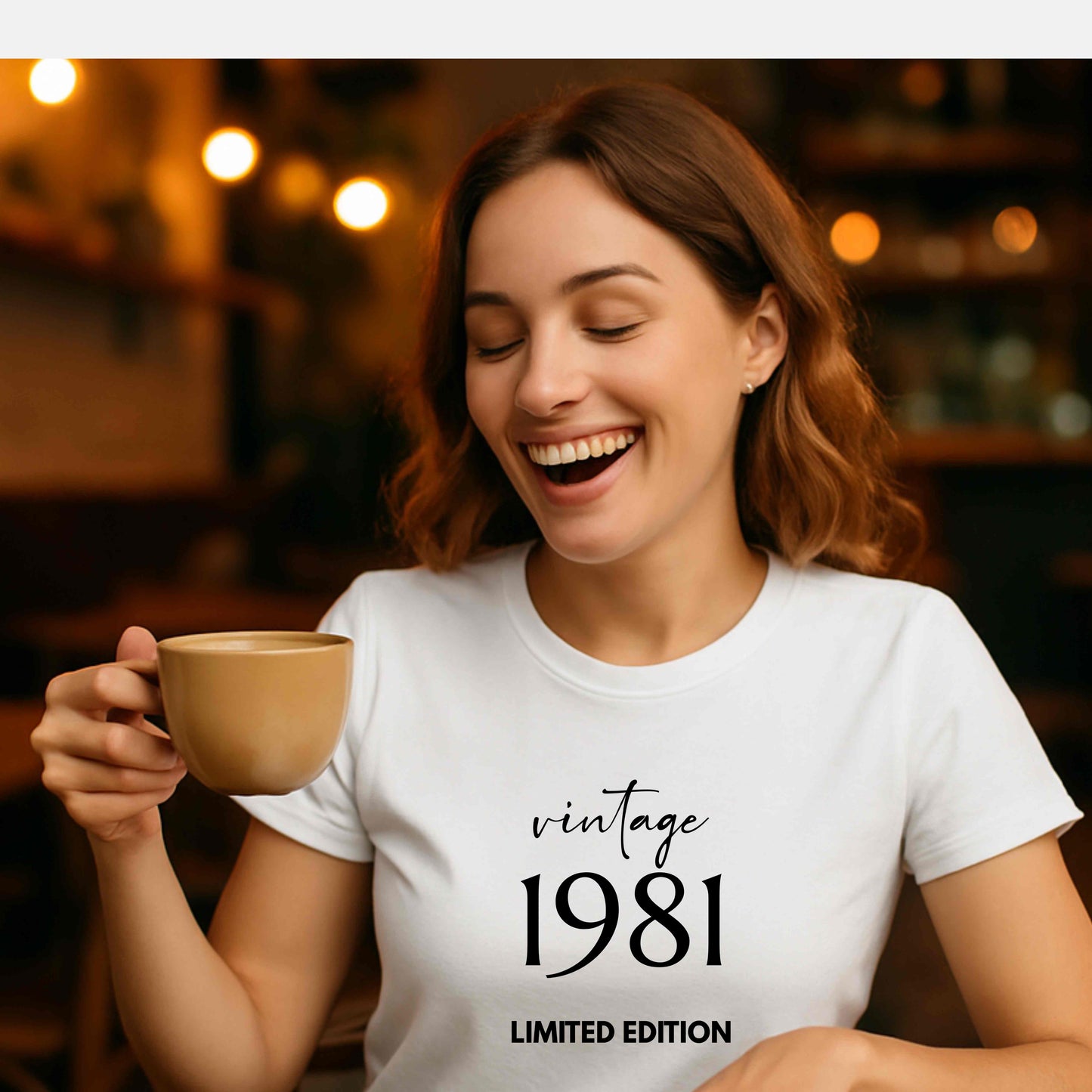 Customizable Vintage 1981 Limited Edition Women's Softstyle Tee | Retro Fashion Shirt