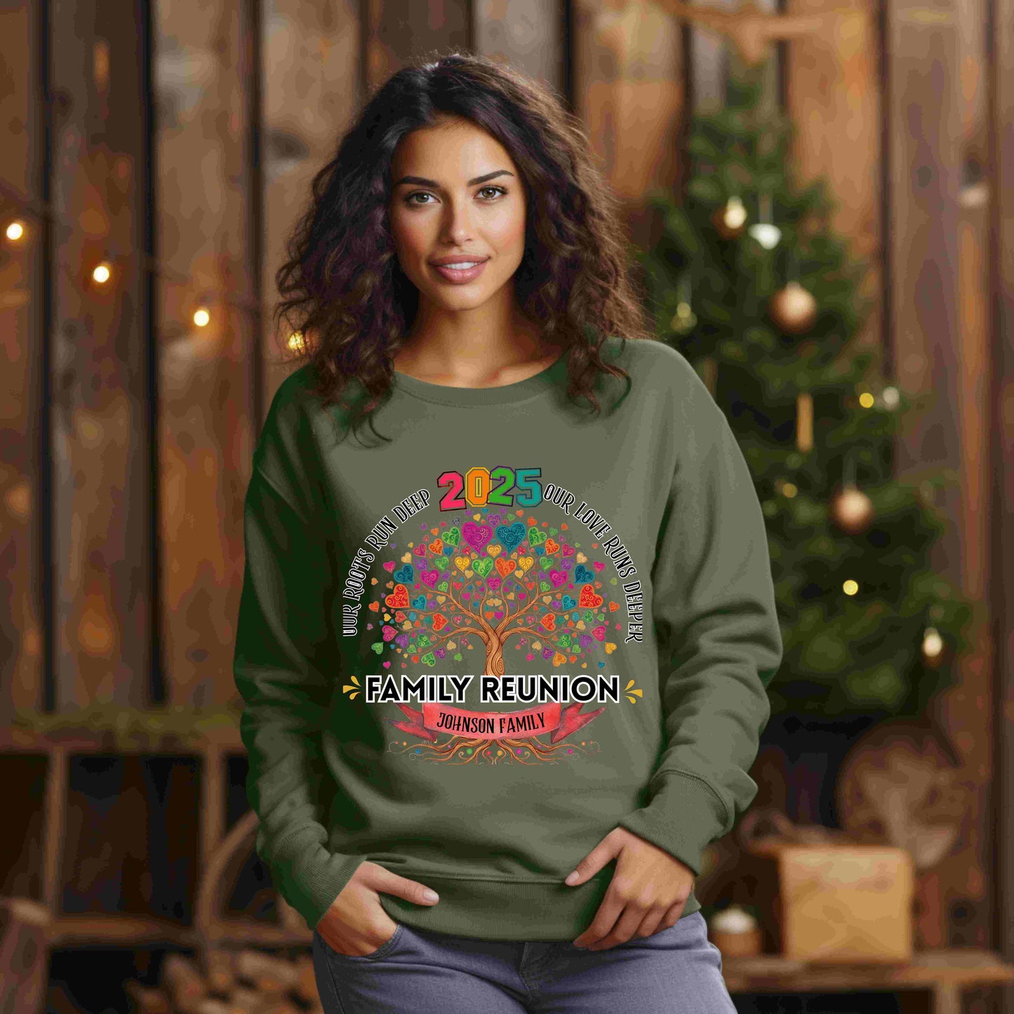 Personalized 2025 Family Reunion Sweatshirt | Custom Family Gift