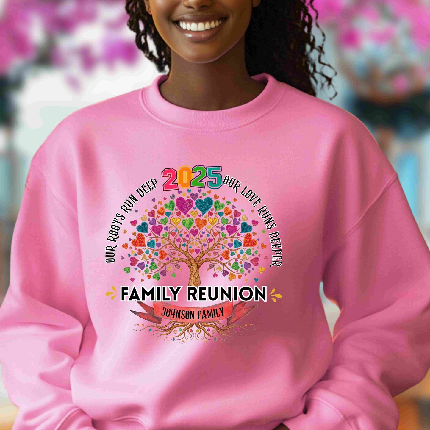 Personalized 2025 Family Reunion Sweatshirt | Custom Family Gift
