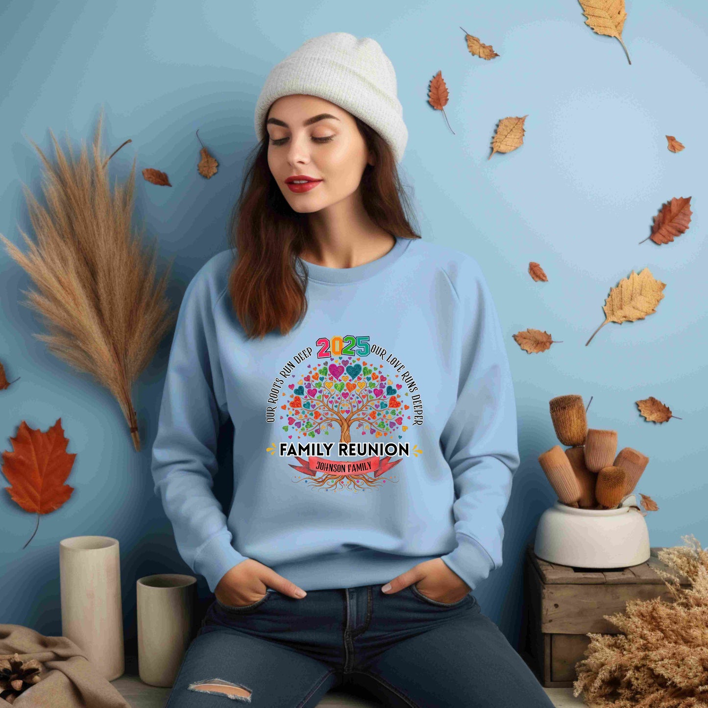 Personalized 2025 Family Reunion Sweatshirt | Custom Family Gift