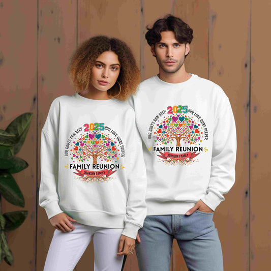 Personalized 2025 Family Reunion Sweatshirt | Custom Family Gift