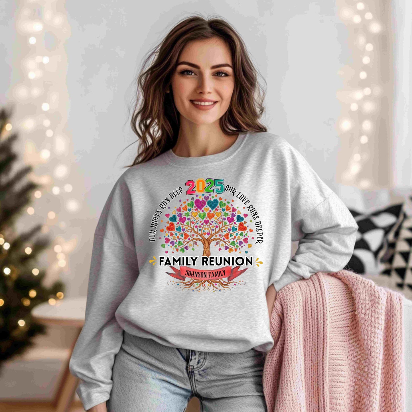 Youth 2025 Family Reunion Sweatshirt | Custom Kids Family Gift