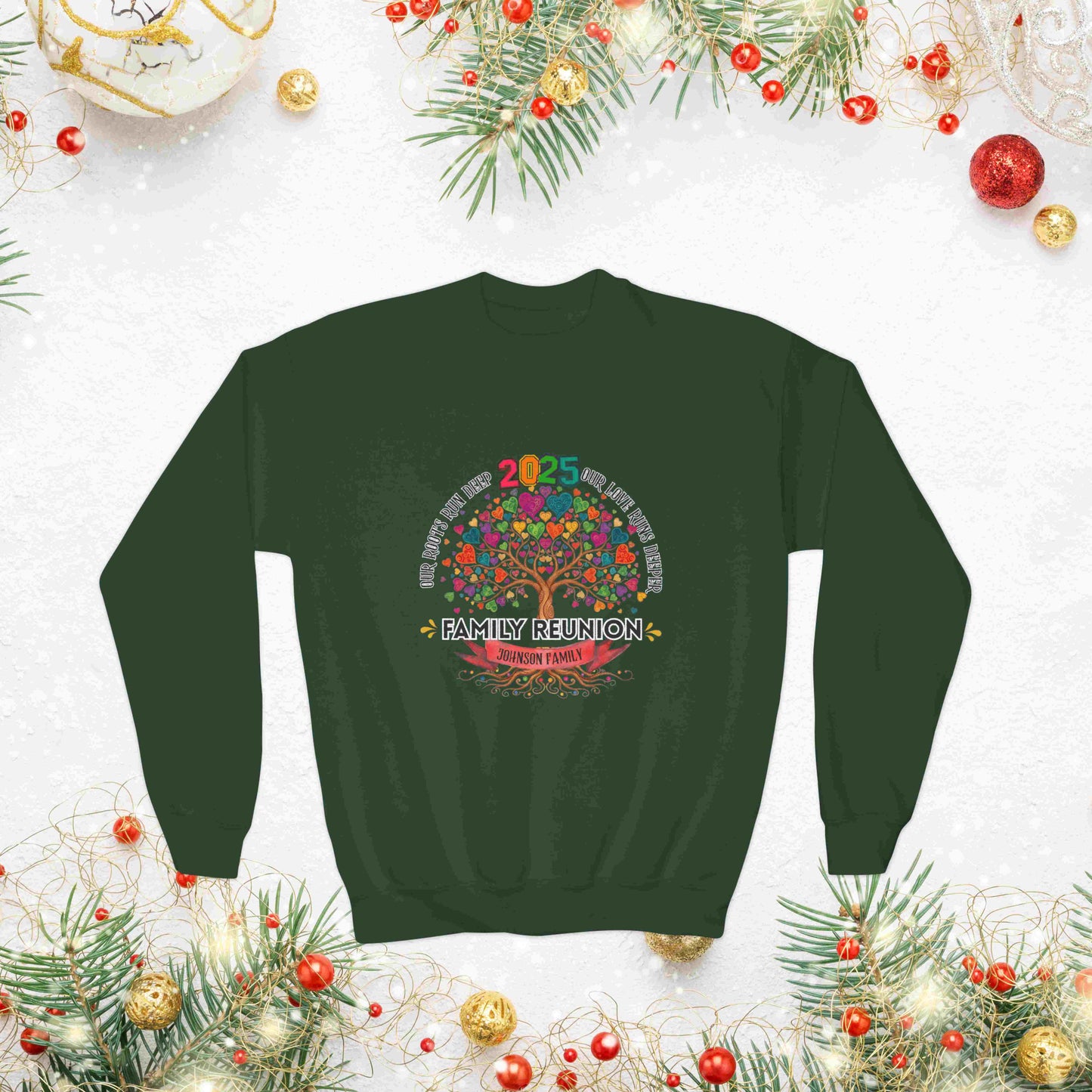 Youth 2025 Family Reunion Sweatshirt | Custom Kids Family Gift