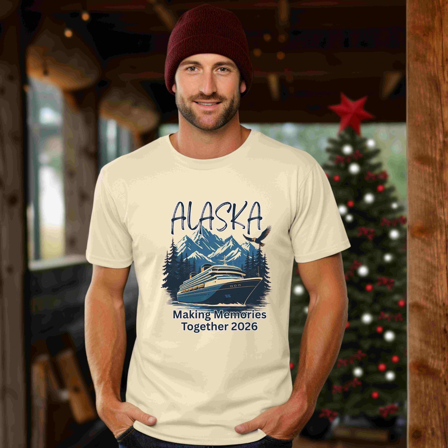 Alaska Cruise Shirt 2026 – “Making Memories Together” Bella+Canvas 3001 Tee (Custom Group Shirts)