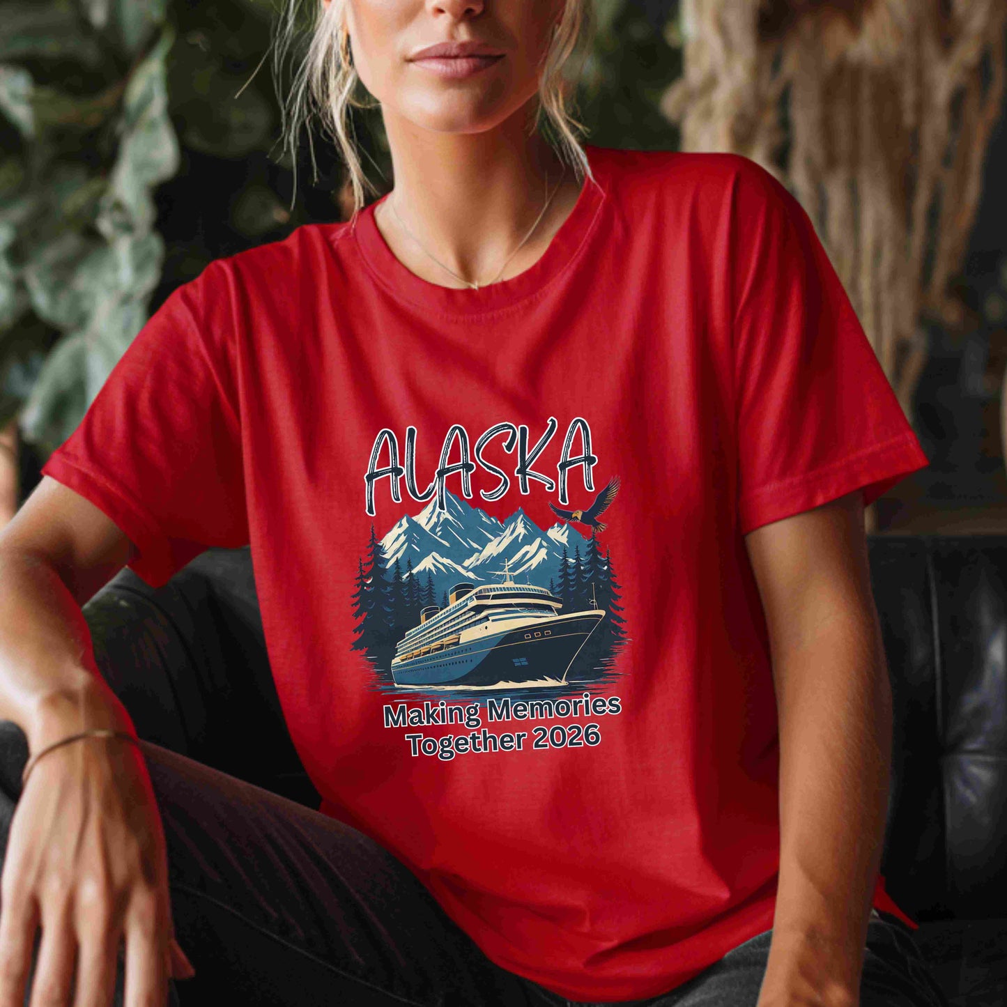 Alaska Cruise Shirt 2026 – “Making Memories Together” Bella+Canvas 3001 Tee (Custom Group Shirts)