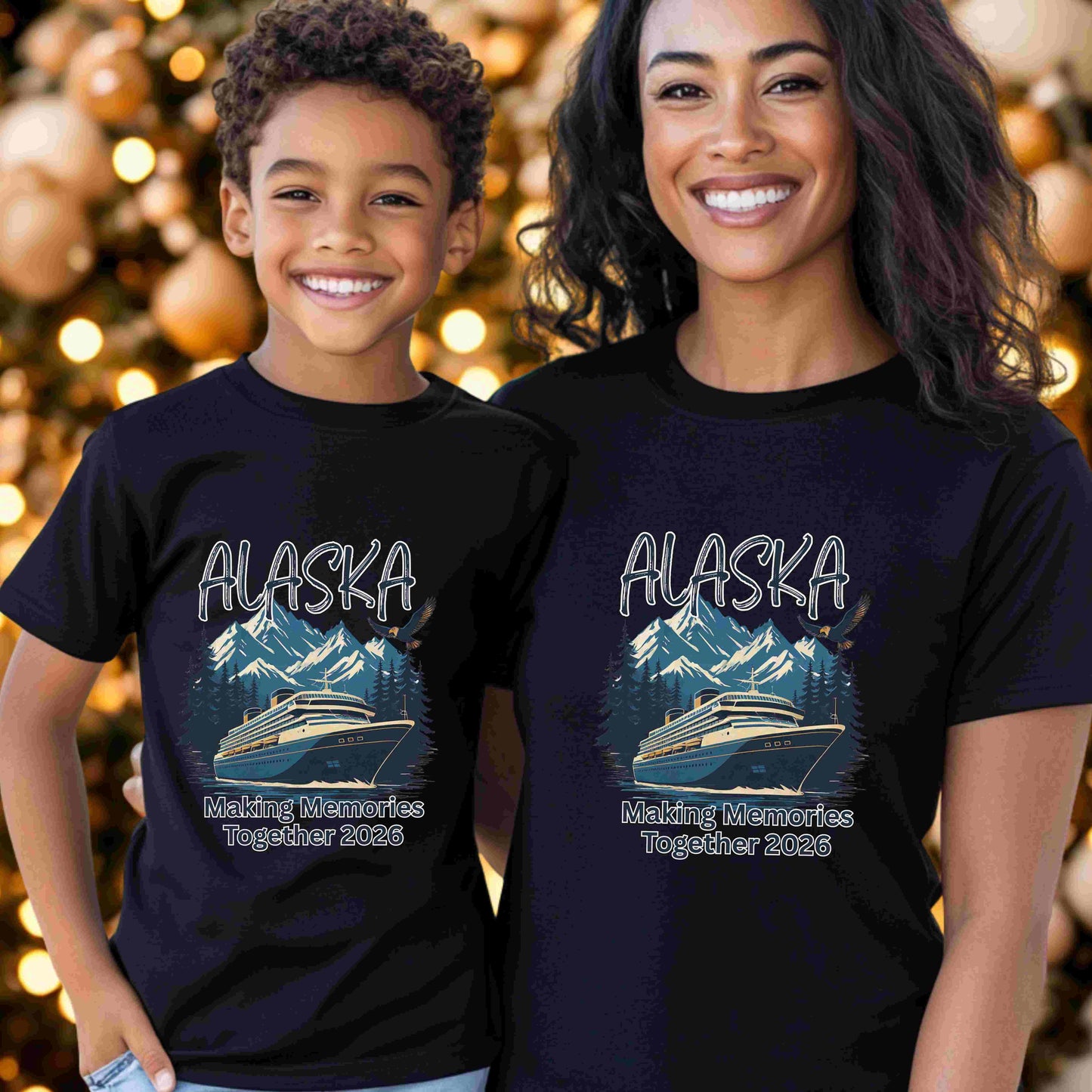 Alaska Cruise Shirt 2026 – “Making Memories Together” Bella+Canvas 3001 Tee (Custom Group Shirts)
