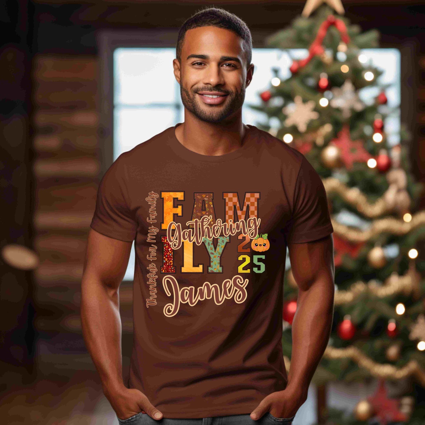 Thanksgiving Fall Gathering PNG Bundle – Custom Names Included