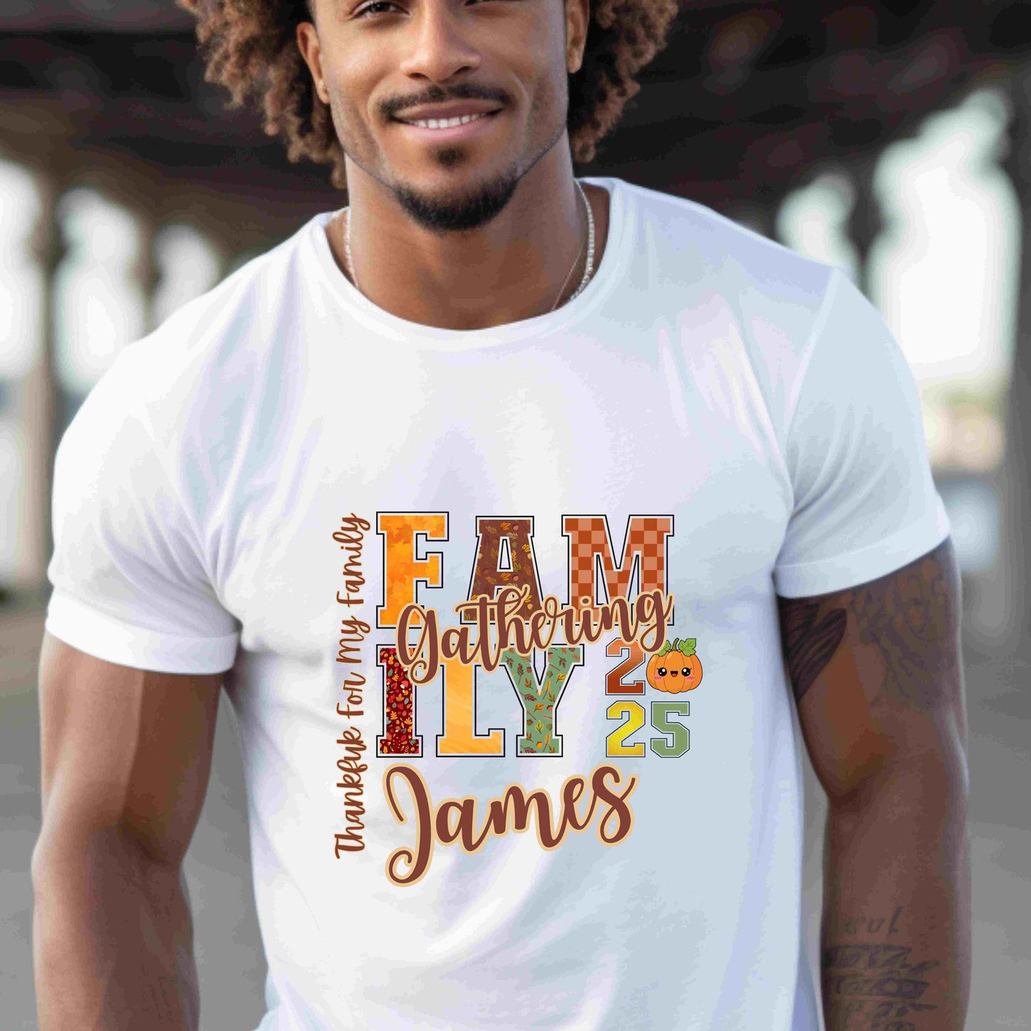 Thanksgiving Fall Gathering PNG Bundle – Custom Names Included