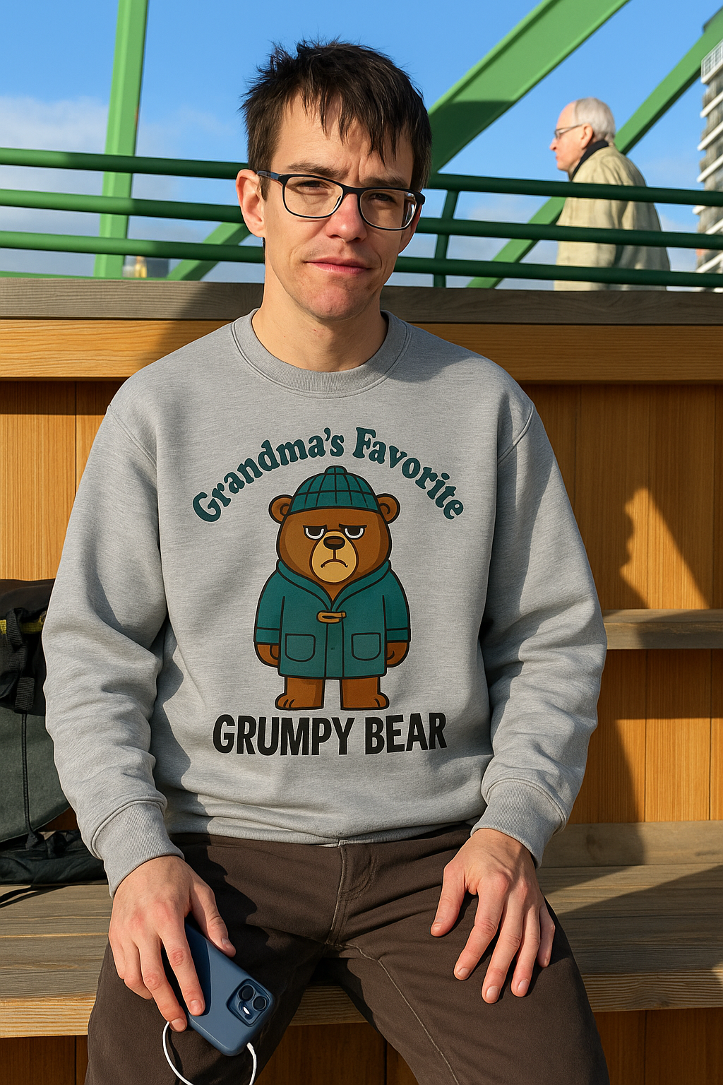 Grandma’s Favorite Grumpy Bear Kids Sweatshirt