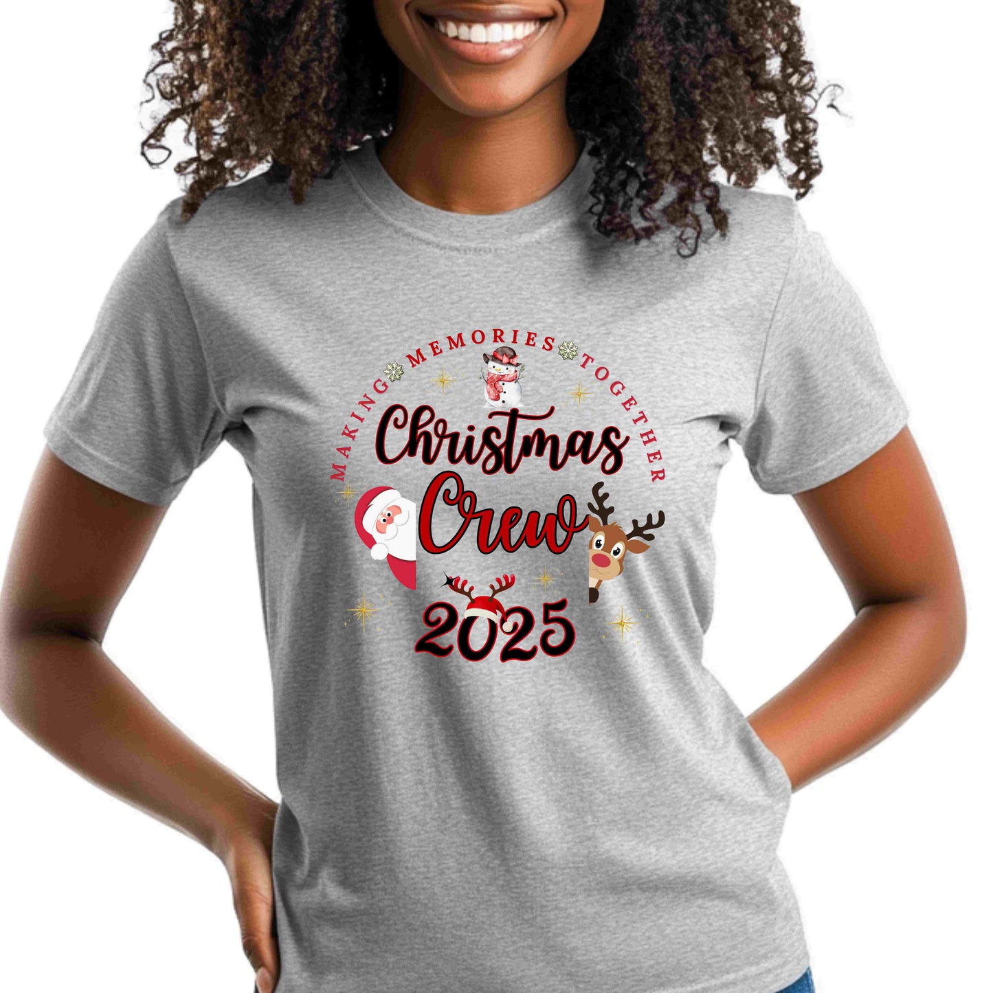 Making Memories Together Crew Tee | Personalized Holiday Matching Top | 2025 Shirt