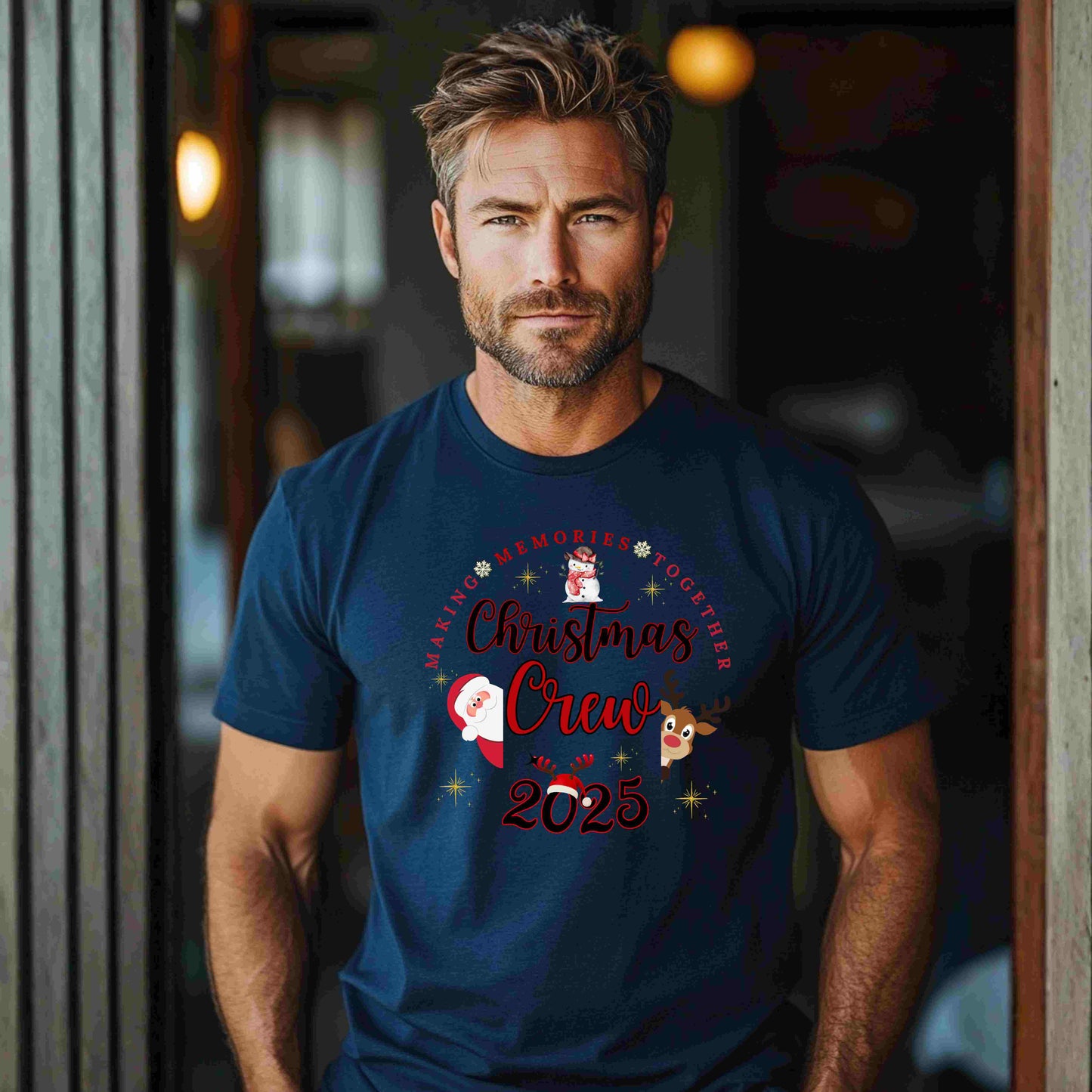 Making Memories Together Crew Tee | Personalized Holiday Matching Top | 2025 Shirt