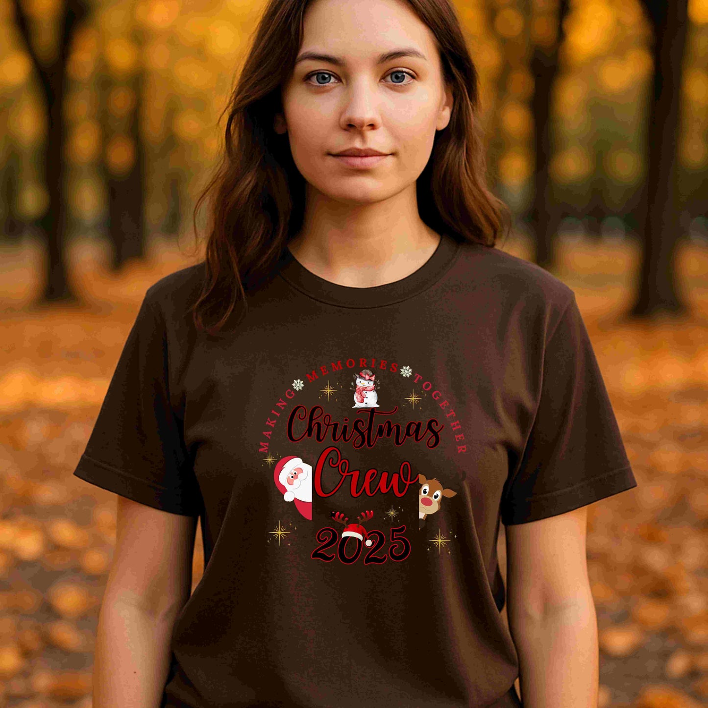 Making Memories Together Crew Tee | Personalized Holiday Matching Top | 2025 Shirt