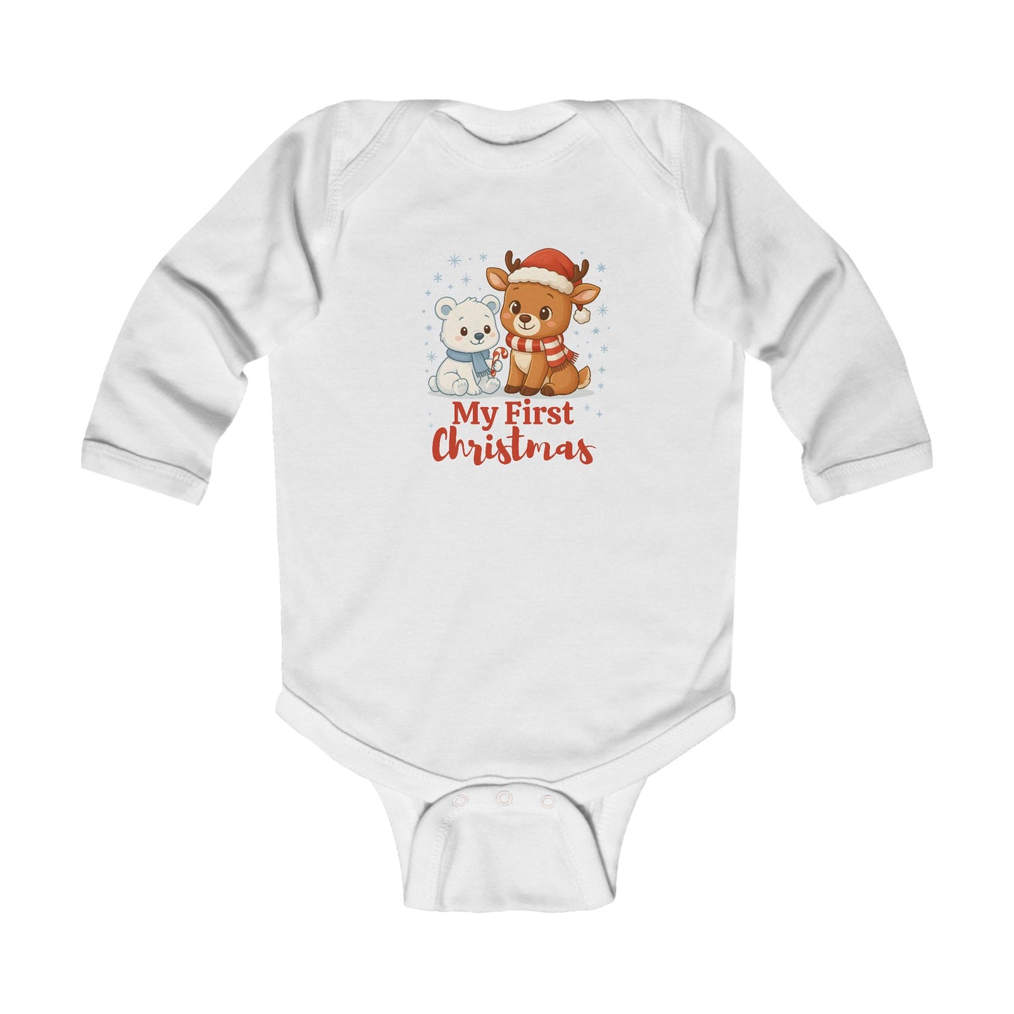 Baby's First Christmas Onesie | Personalized Holiday Bodysuit