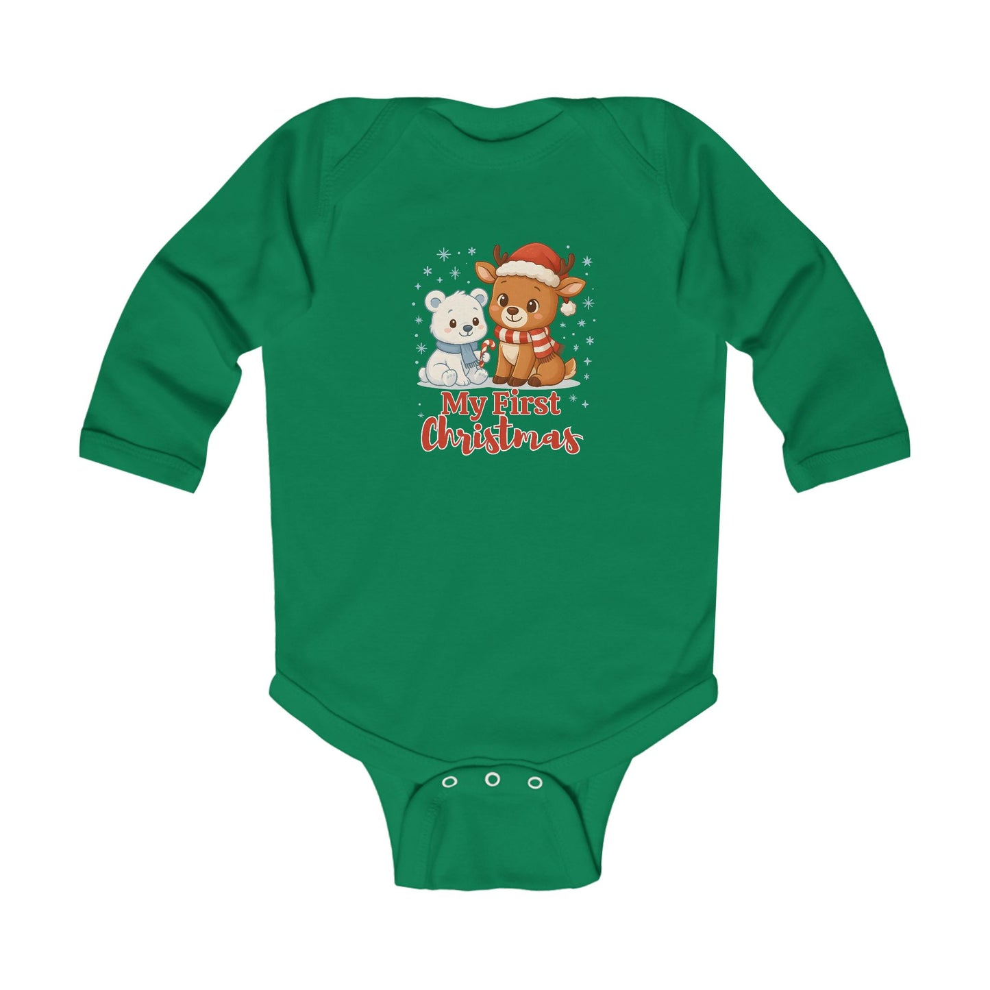 Baby's First Christmas Onesie | Personalized Holiday Bodysuit