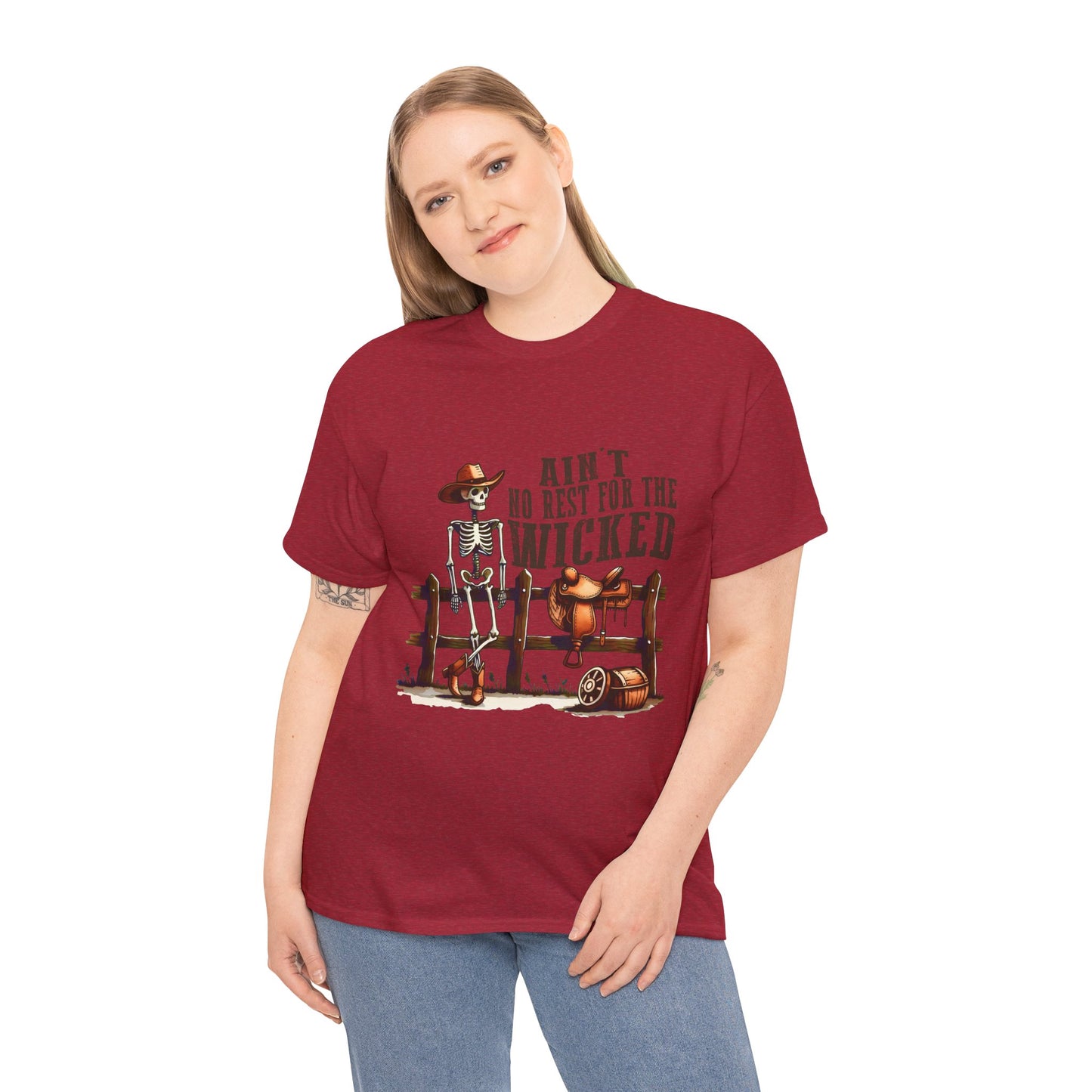 Ain't No Rest for the Wicked Tee | Unisex Graphic Cotton Shirt for Music Lovers