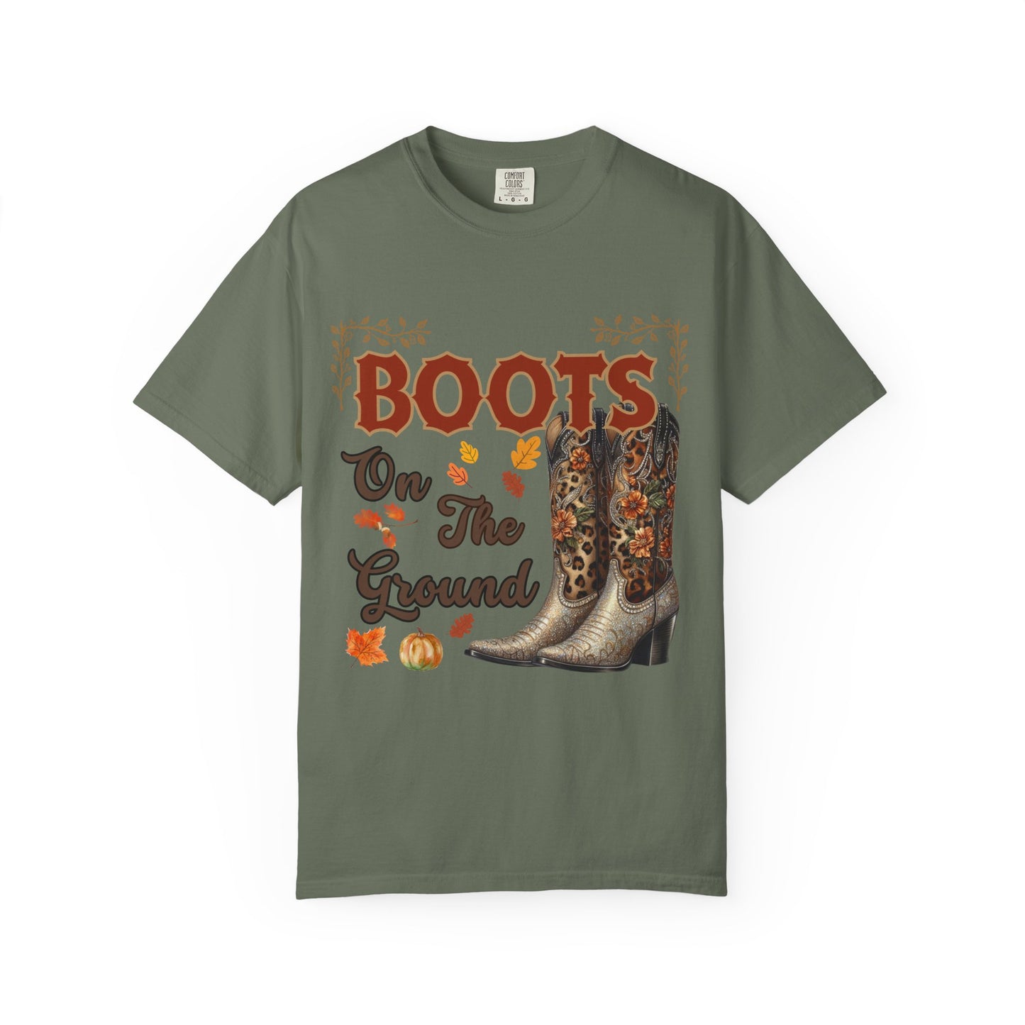 Boots On The Ground Shirt | Western Cowgirl Fall Graphic Tee