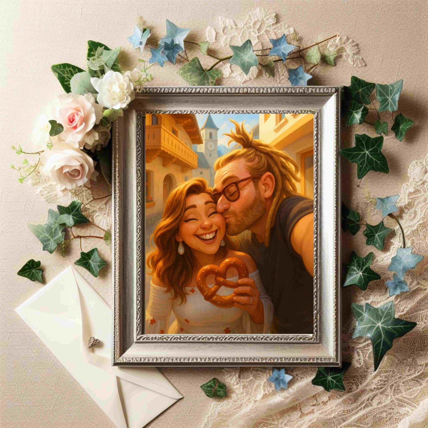 Turn Travel Photos Into Art | Custom Cartoon, Manga, Comic, Watercolor, Charcoal, or Oil Painting | Canvas or Gift Keepsake