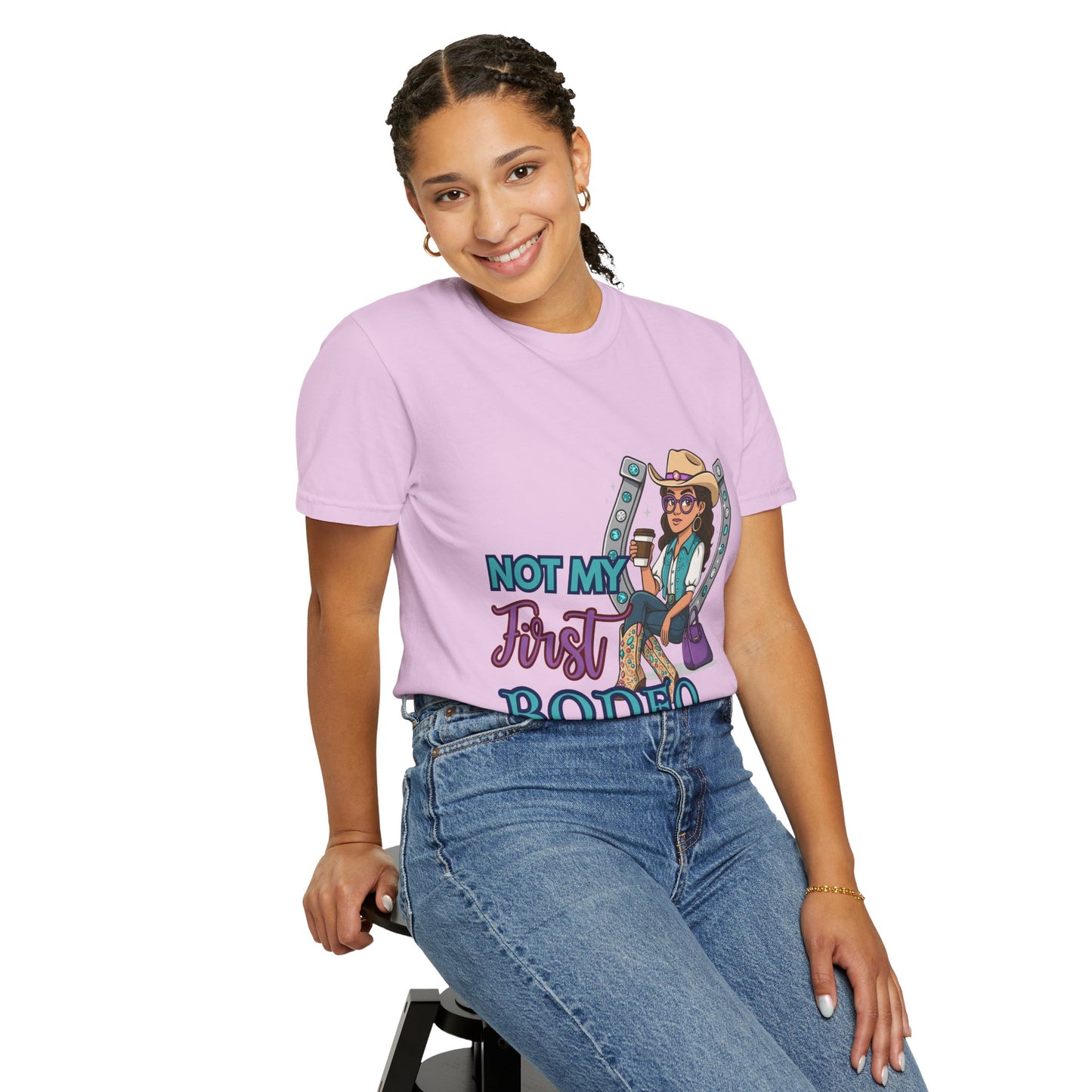 Not My First Rodeo Shirt | Western Cowgirl Graphic Tee