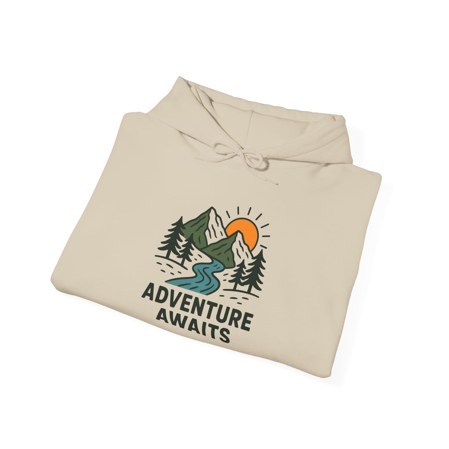 Serene Peaks Graphic Hoodie