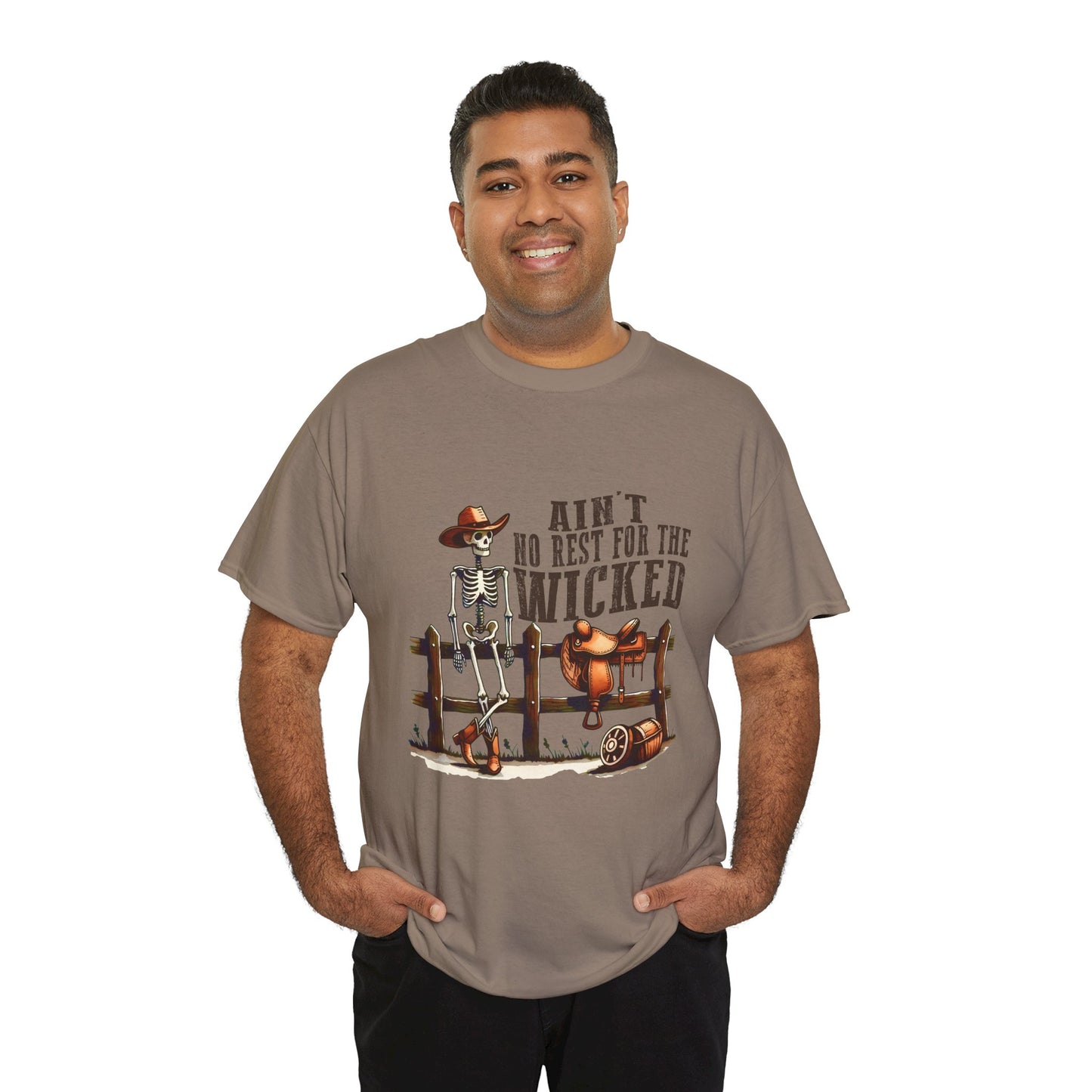 Ain't No Rest for the Wicked Tee | Unisex Graphic Cotton Shirt for Music Lovers