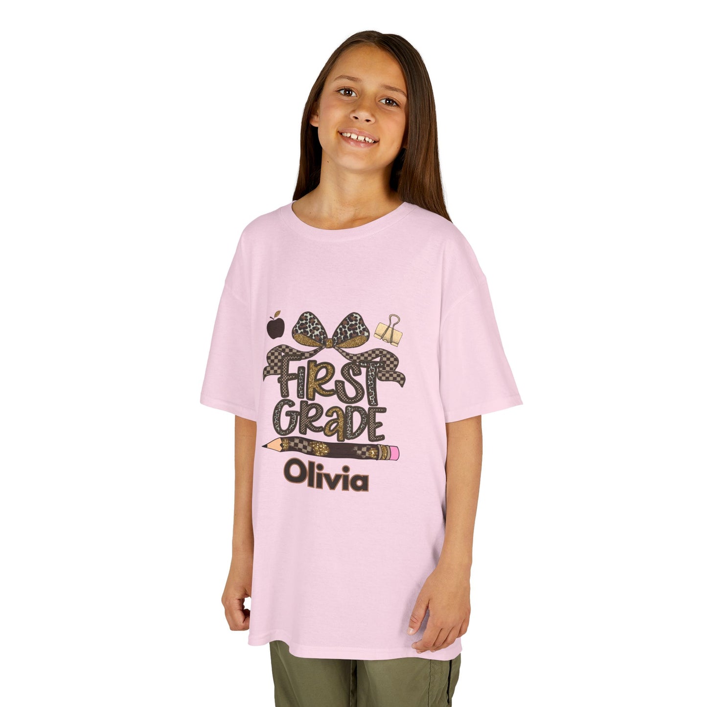 Personalized First Grade Kids Tee | Fun Back to School Apparel