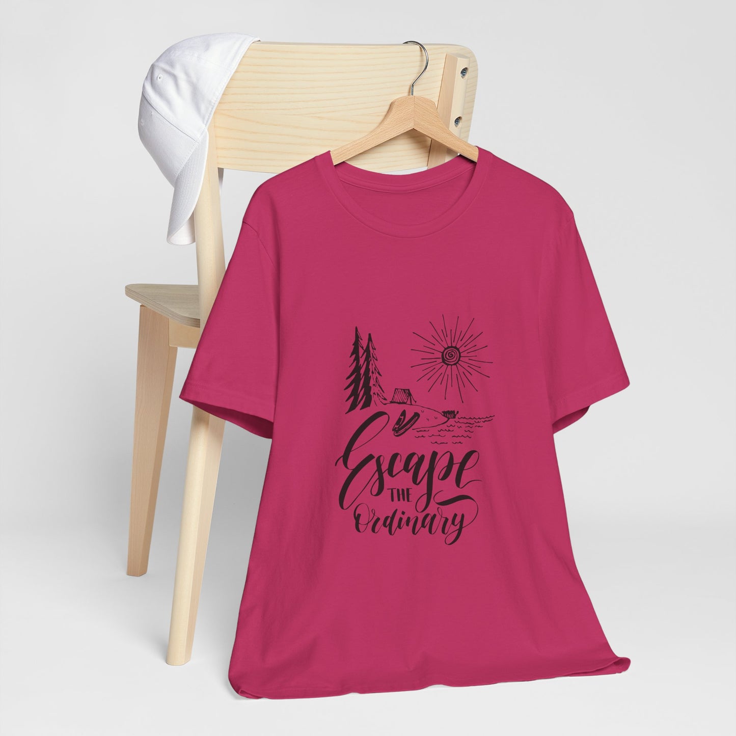 Escape the Ordinary T-Shirt | Bella+Canva Unisex Tee | Camping, Hiking, Adventure Shirt | Outdoor Wanderlust Graphic Tee