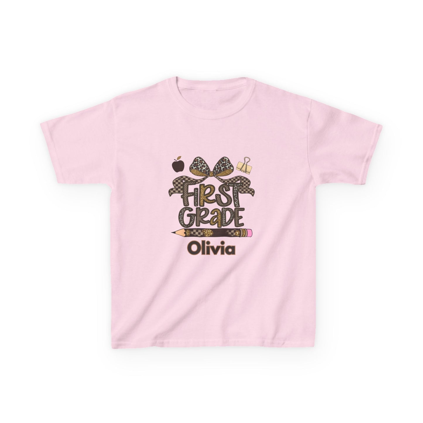 Personalized First Grade Kids Tee | Fun Back to School Apparel