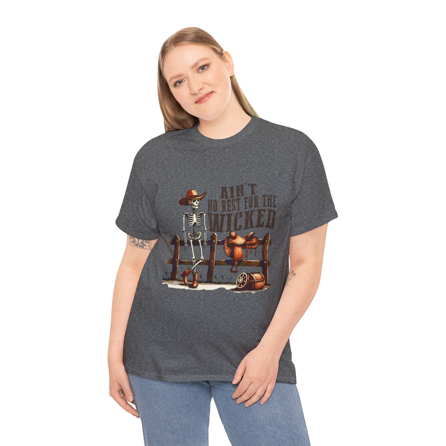 Ain't No Rest for the Wicked Tee | Unisex Graphic Cotton Shirt for Music Lovers