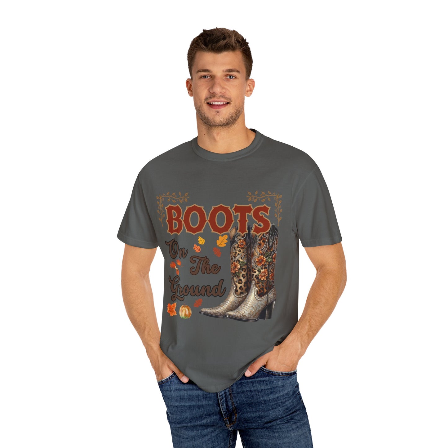 Boots On The Ground Shirt | Western Cowgirl Fall Graphic Tee