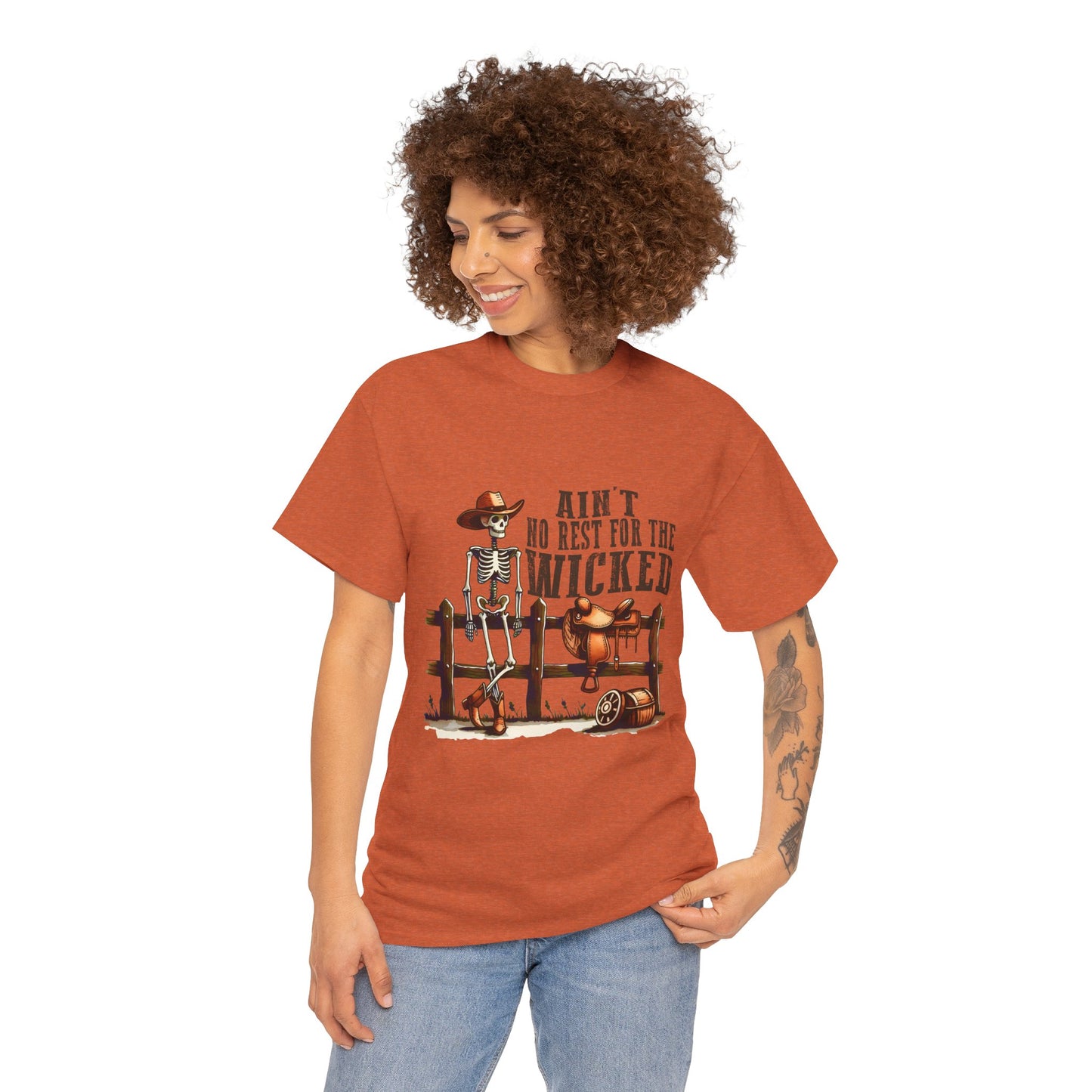 Ain't No Rest for the Wicked Tee | Unisex Graphic Cotton Shirt for Music Lovers