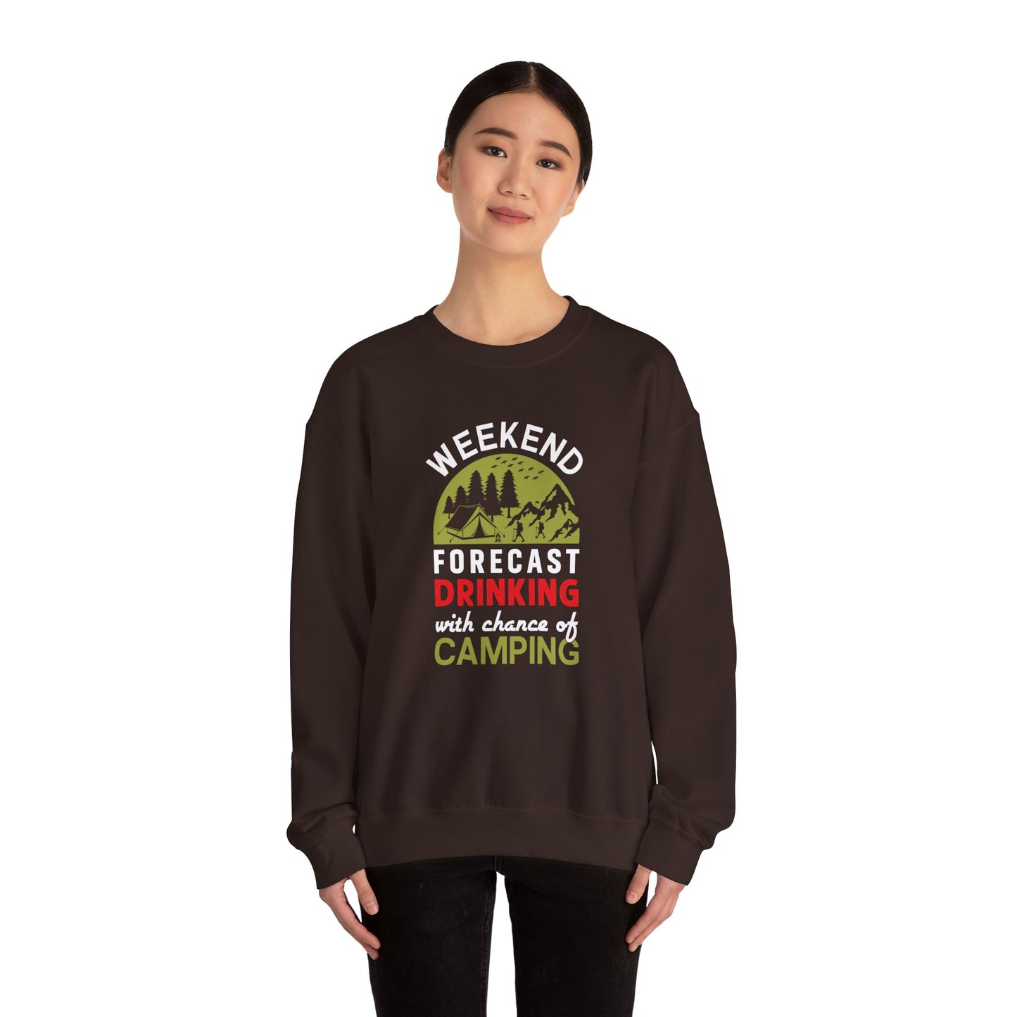 Playful Campsite Cheers Pullover