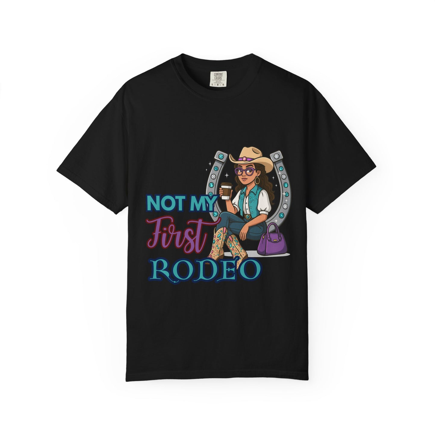 Not My First Rodeo Shirt | Western Cowgirl Graphic Tee