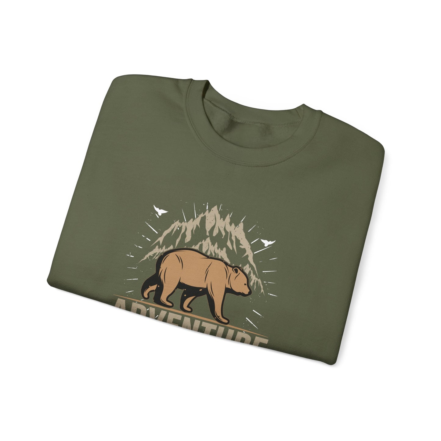 Cozy-Wild Mountain Bear Crewneck — view 12