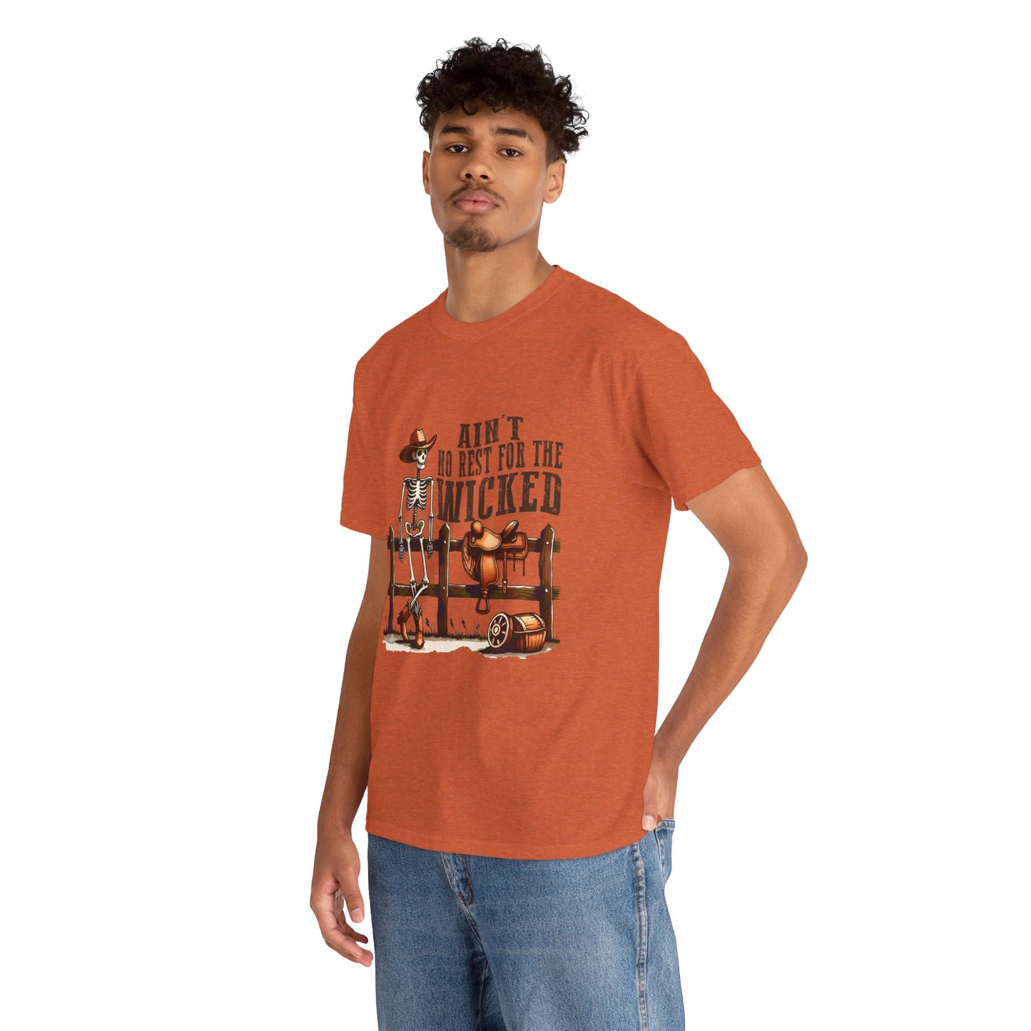 Ain't No Rest for the Wicked Tee | Unisex Graphic Cotton Shirt for Music Lovers