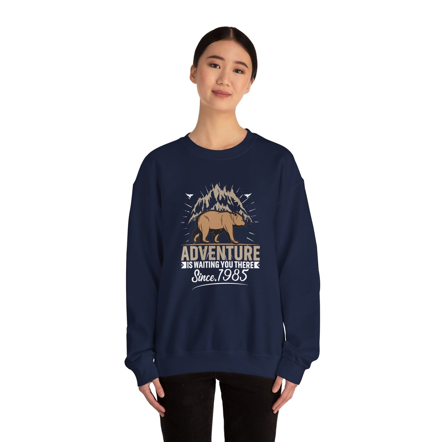 Cozy-Wild Mountain Bear Crewneck — view 16