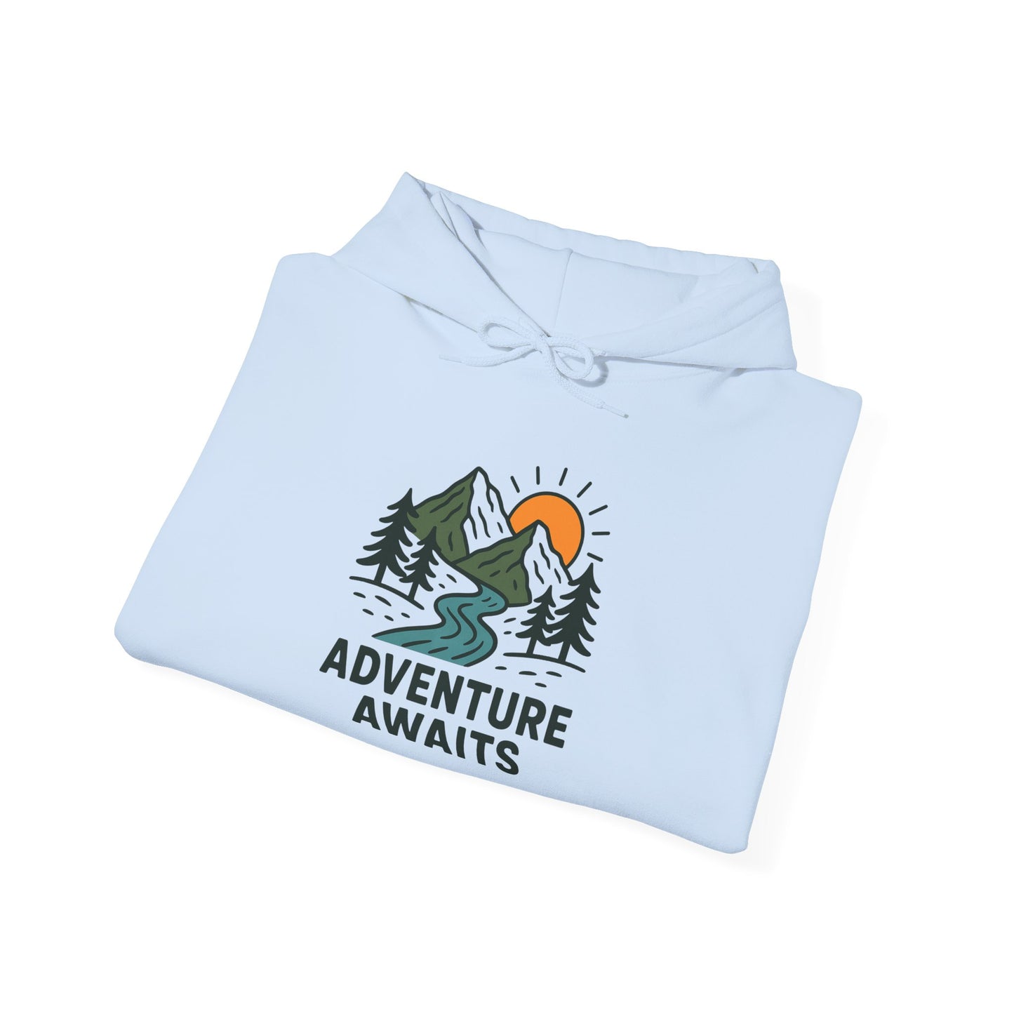 Serene Peaks Graphic Hoodie