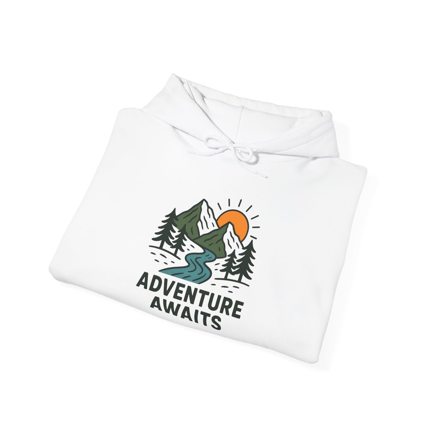 Serene Peaks Graphic Hoodie