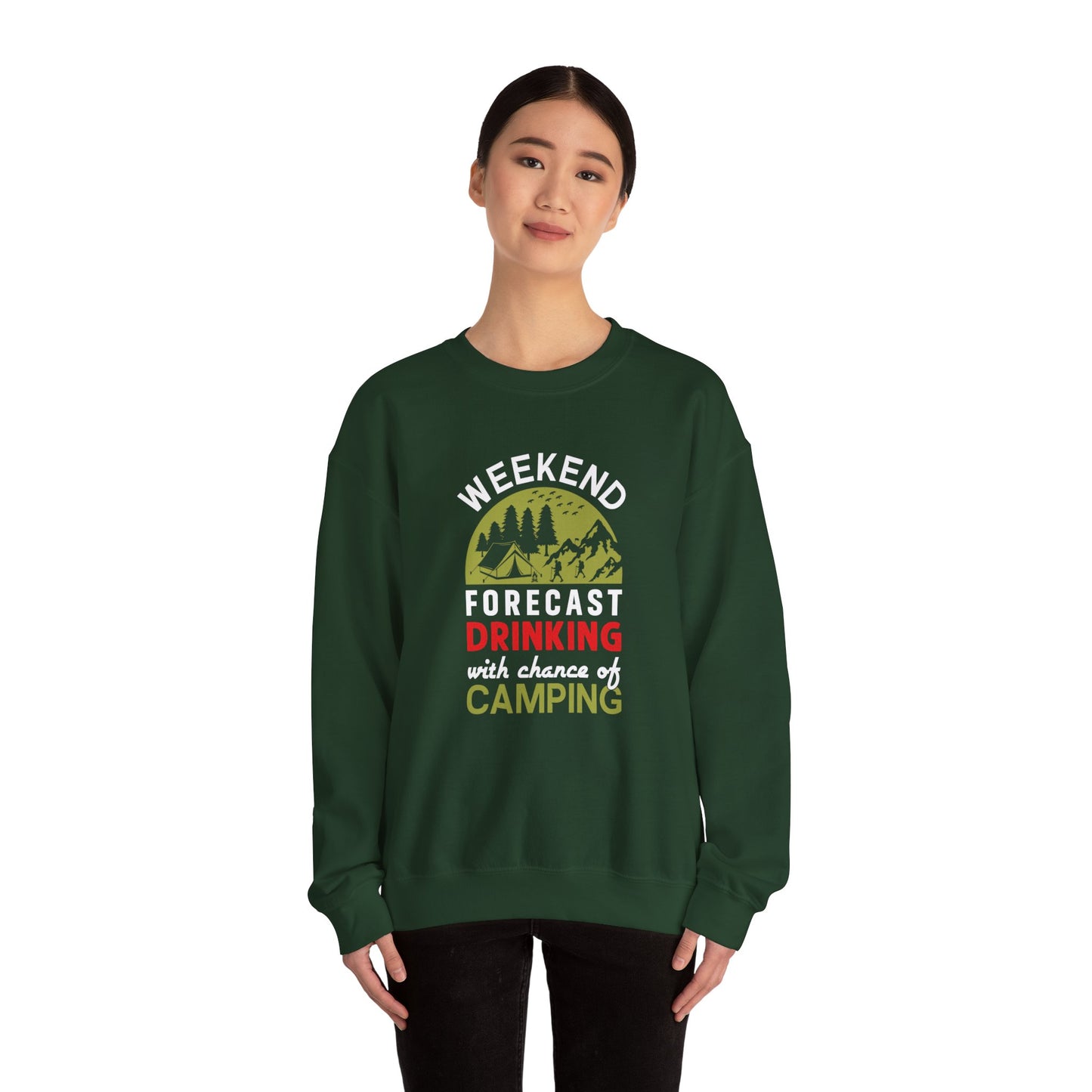 Playful Campsite Cheers Pullover