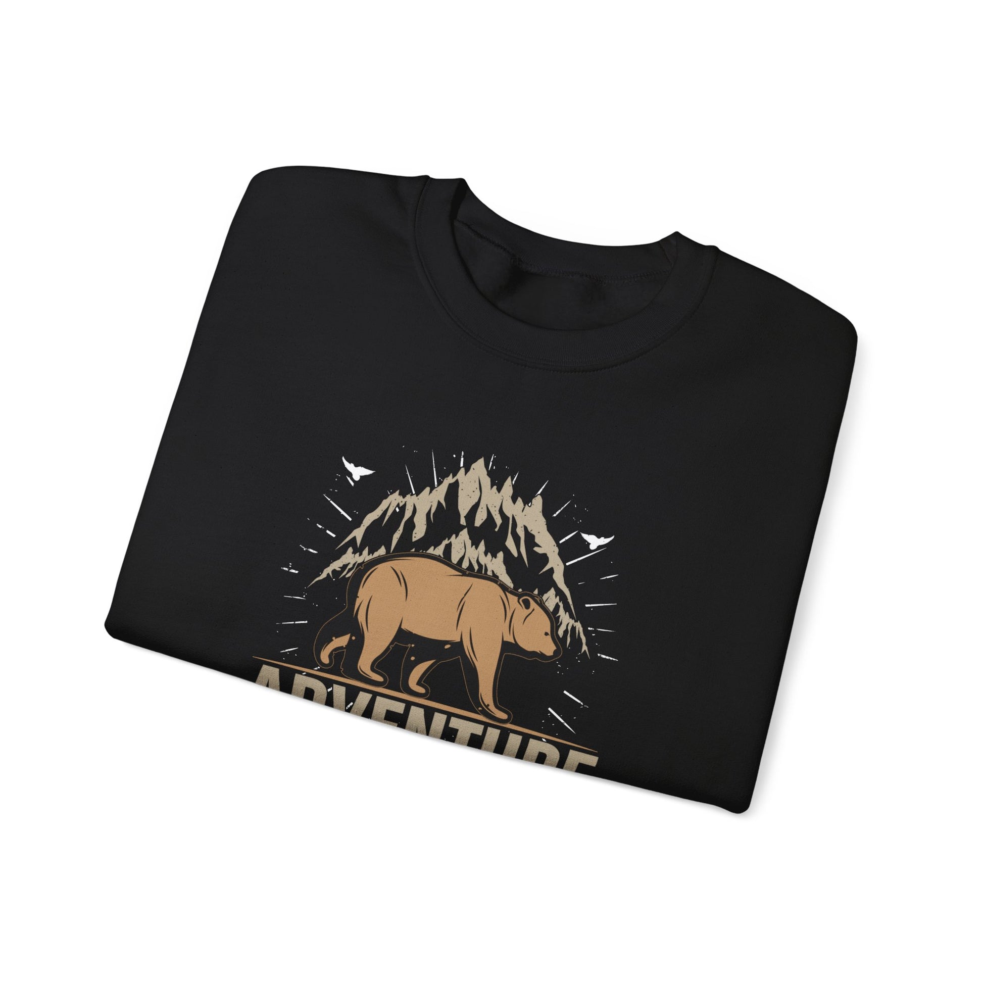 Cozy-Wild Mountain Bear Crewneck — view 6