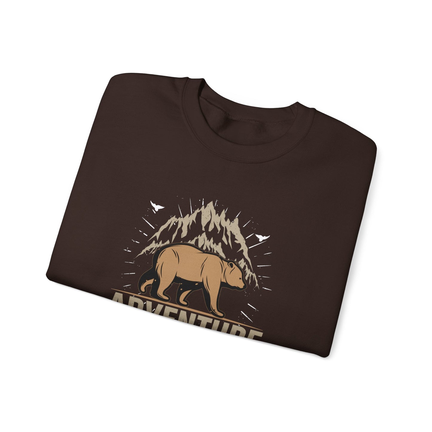 Cozy-Wild Mountain Bear Crewneck — view 9