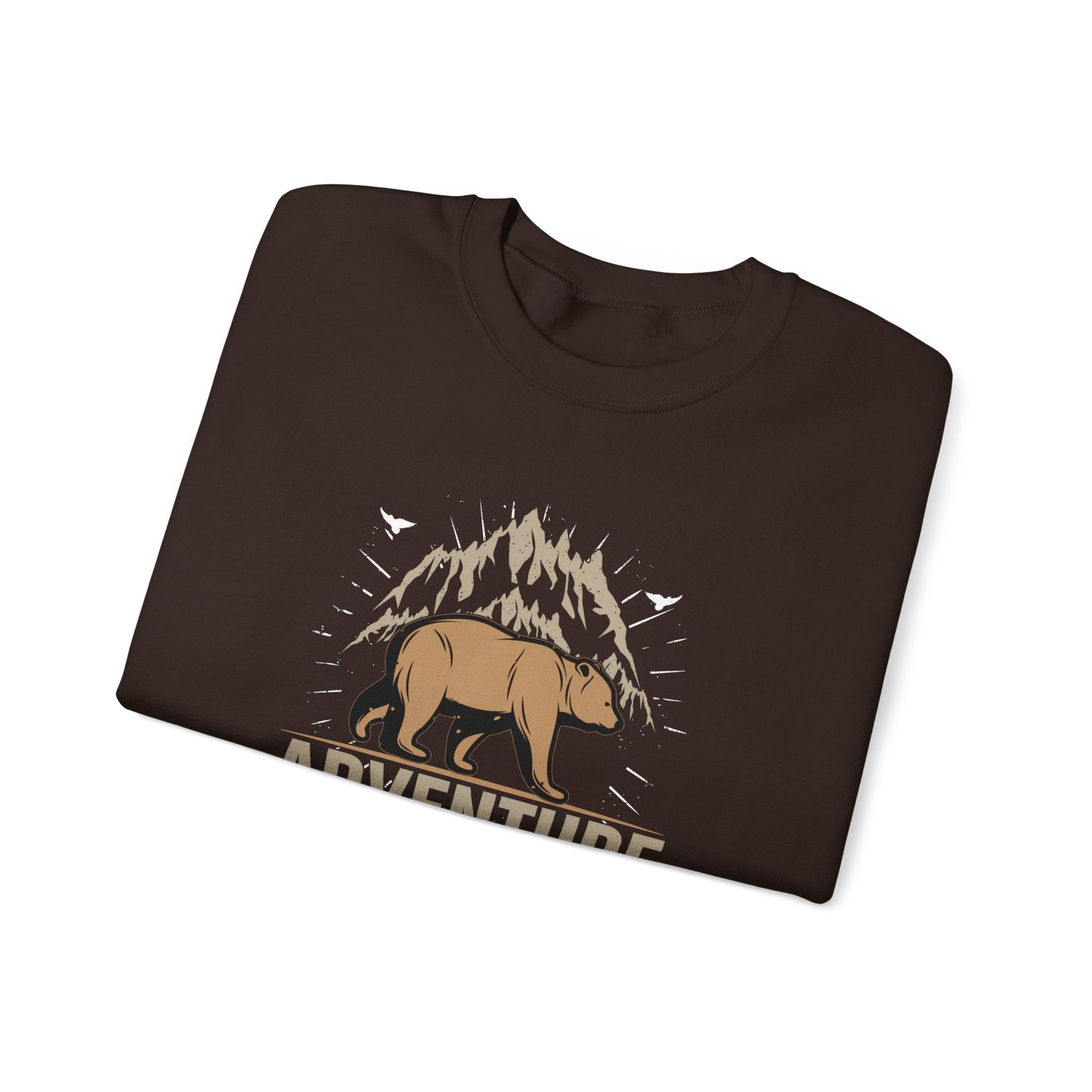 Cozy-Wild Mountain Bear Crewneck — view 9