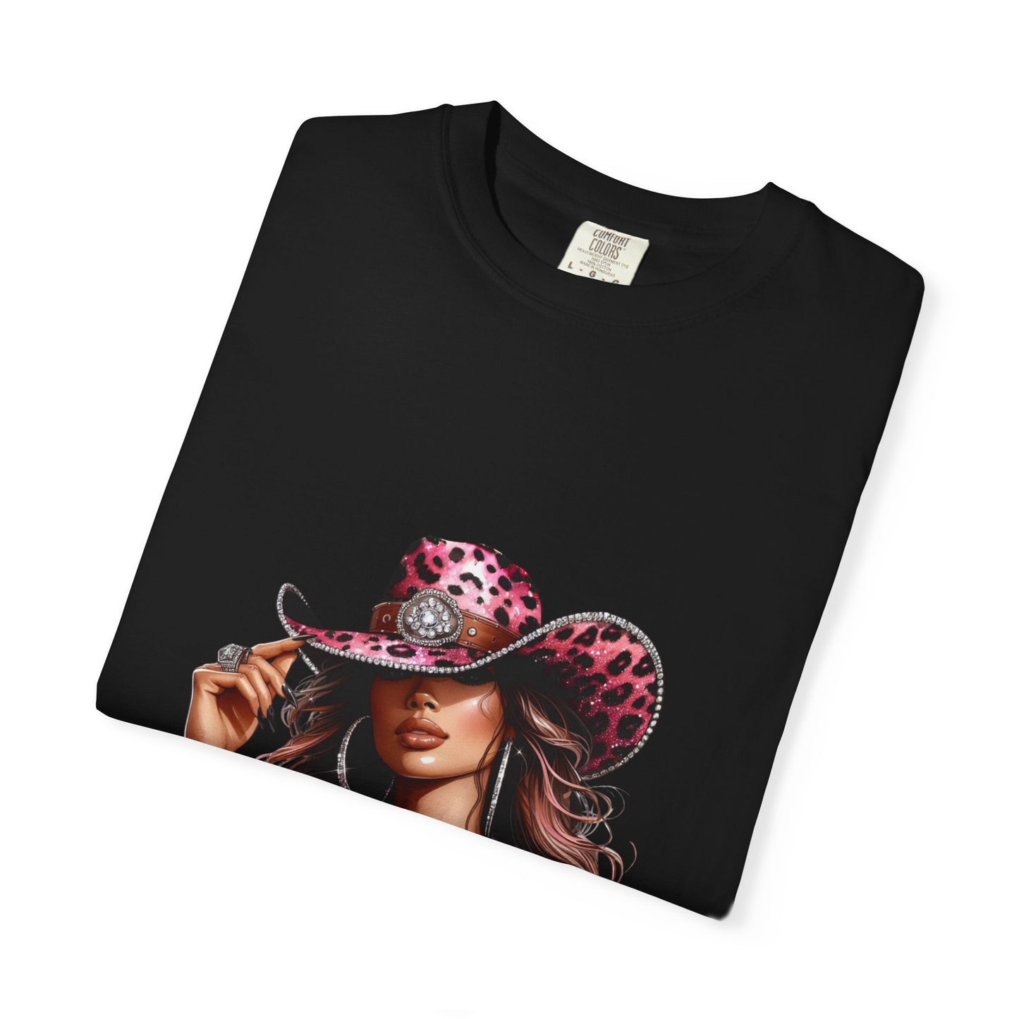“Boots On The Ground” Pink Cowgirl Graphic T-Shirt – Western Leopard Print Rodeo Tee for Women