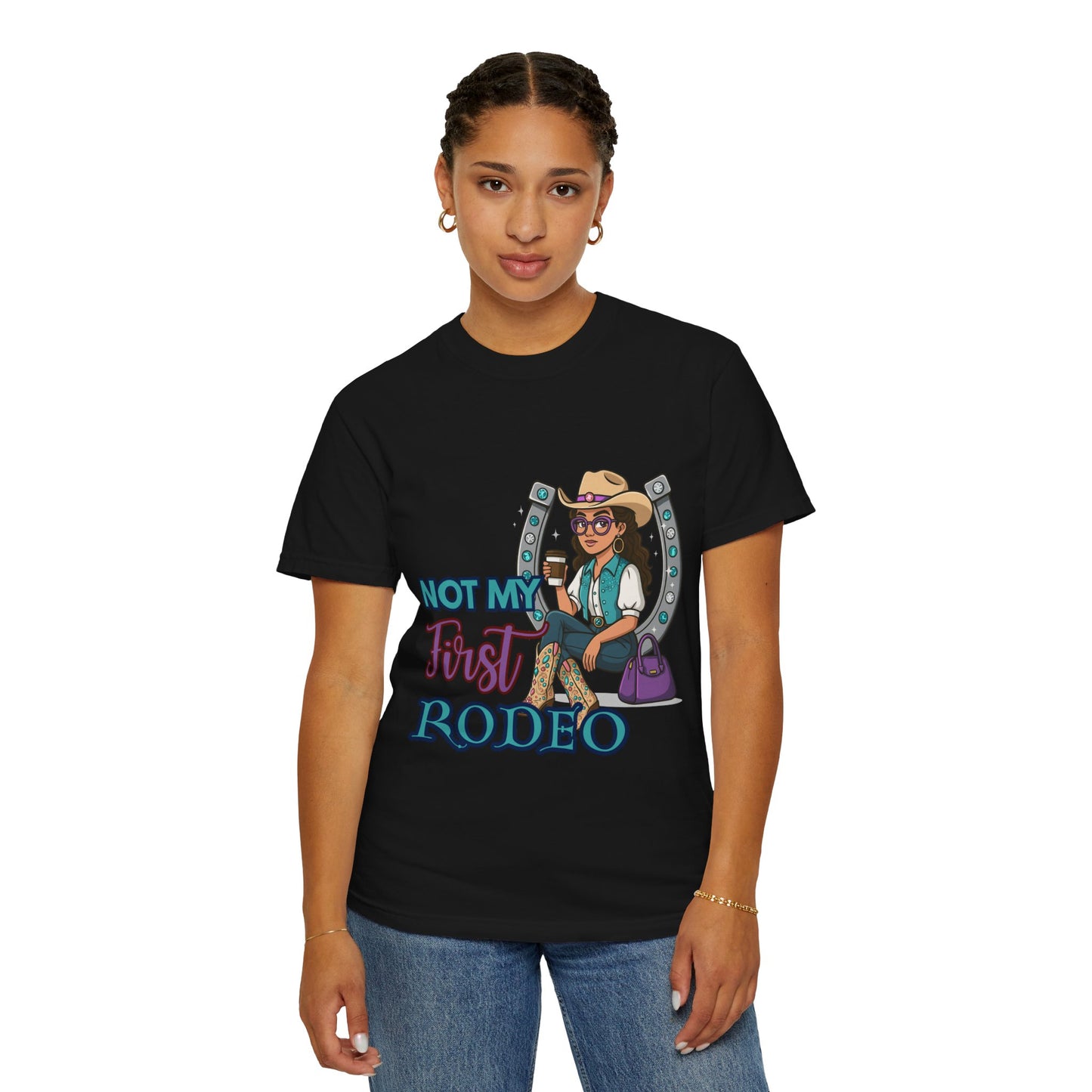 Not My First Rodeo Shirt | Western Cowgirl Graphic Tee
