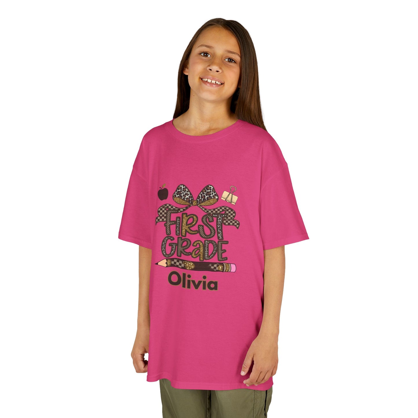 Personalized First Grade Kids Tee | Fun Back to School Apparel
